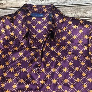 Karen Scott | Printed Button Down Blouse